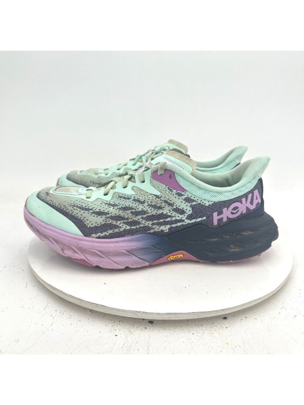 Hoka One One Speedgoat 5 Low Women Size 9.5B 1123158-SONS Sunlit Ocean Shoes